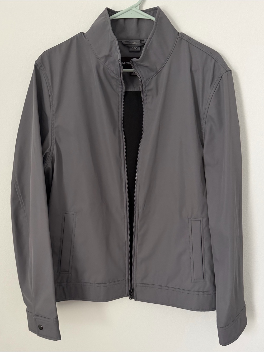 Men's Michael Kors Gray Zip-Front Jacket